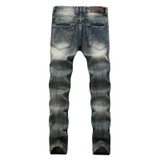 Men's Retro Skinny Fit Jeans | Men's Denim Fashion Jeans