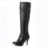 High Heel Knee High Boots