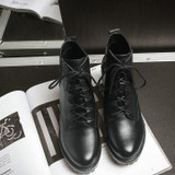 Thick Heel Ankle Boots | Women's Platform Boots