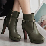High Heel Platform Boots | High Heel Ankle Boots