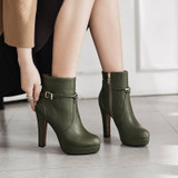 High Heel Platform Boots | High Heel Ankle Boots