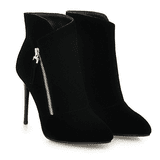 Thin High Heel Ankle Boots | Pointed Toe Ankle Boots