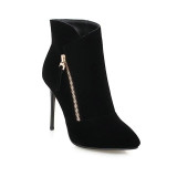 Thin High Heel Ankle Boots | Pointed Toe Ankle Boots