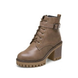 Womens Motorcycle Boots | Lace Up Ankle Boots