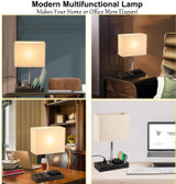 Desk Lamp with 3 USB Charging Ports