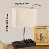 Desk Lamp with 3 USB Charging Ports