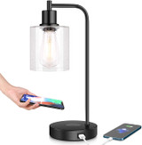 Wireless Charging Industrial Table Lamp