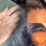 Invisible Knots + 5x5 Swiss Lace Human Hair Wig Ombre Brown Hair Body wave Style | 100% Lace Front Wigs