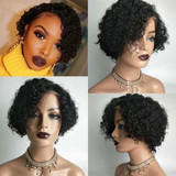 Lace Frontal Human Hair Wig Bob Water Wave Hair | 100% Lace Front Wigs