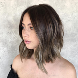 Black Brown Gradient Hair Lace Front Wig | 100% Lace Front Wig