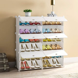 Portable Shoe Rack Organizer 24 Pair Tower Shelf
