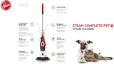Steam Mop with Removable Handheld Steamer