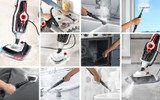 Steam Mop with Removable Handheld Steamer