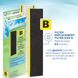 True HEPA Filter Air Purifier with UV Light Sanitizer
