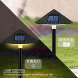 2pcs LED Solar Light Outdoor LED Solar Powered Lamp Lanterns Waterproof Landscape Lighting
