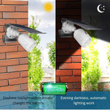 10 LED Solar Light Adjustable Lighting Angle 500lm Waterproof Lamp Spotlight