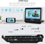 NAVISKAUTO 10.1" Dual Car DVD Players with HDMI Input 2 Headphones NAVISKAUTO 10.1" Dual Car DVD Players with HDMI Input 2 Headphones