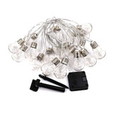 LED Solar Light String Christmas Wedding Fairy Lights Outdoor Waterproof Garden Courtyard