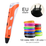 3D Pen Original DIY 3D Printing Pen With 100M ABS/PLA Filament