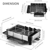 Drizom Dish Rack - Fingerprint-Proof 304 Stainless Steel Pot Dish Drying Rack