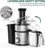 KOIOS Centrifugal Juicer Machines, Juice Extractor with Big Mouth 3