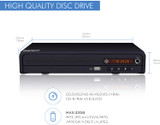 DVD Player for TV, DVD Player with HDMI & AV Output (HDMI & AV Cable Included)