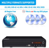 DVD Player for TV, DVD Player with HDMI & AV Output (HDMI & AV Cable Included)