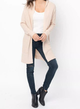 Women Long Hooded Cardigan Autumn Pockets Long Women Sweater Cardigan