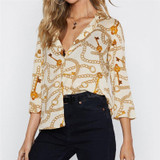 Women Blouses Summer Chiffon Blouse Office Casual Tops