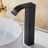 Electronic Automatic Tall Body Sensor Touchless Bathroom Sink Faucet, Motion