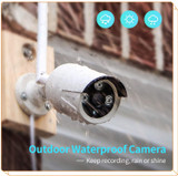 Wireless Security Camera System, with Night Vision, Waterproof, Motion Alert.