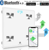 Arboleaf Digital Scale, Bluetooth Smart Scale Bathroom Weight Scale, Body Fat