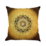 Geometry Painting Linen Cushion Cover