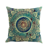Geometry Painting Linen Cushion Cover