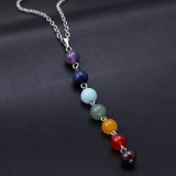 7 Chakra Gem Stone Necklace