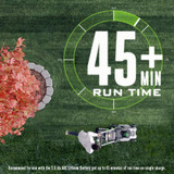 21-Inch 56-Volt Lithium-ion Cordless Lawn Mower | Battery & Charger Not Included.