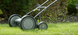 20EW 20-Inch 5-Blade Push Reel Lawn Mower, Grey, 29.5 pounds.