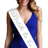 Bride To Be Sash - Bridal Shower Bachelorette Party Bride Accessories & Gifts