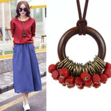 Vintage Woman Necklaces Jewelry Statement Necklaces & Pendants Choker Necklace Women Long Necklace