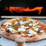 Bertello Outdoor Pizza Oven Black + Pizza Peel Combo