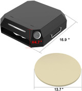 only fire Universal Stainless Steel Pizza Oven Kit - Including Pizza Chamber