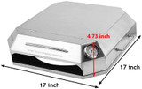 only fire Universal Stainless Steel Pizza Oven Kit Fits for Most Gas Grill