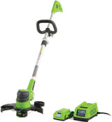 12-Inch 24V Cordless String Trimmer/Edger, 2.0 AH Battery Included .