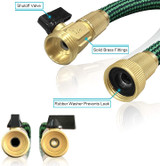 Expandable and Flexible Garden Hose, Kink Free Easy Storage,13-Layer Latex.