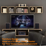 Stereo Shelf System Powered with Bookshelf Speakers