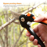 6 Piece Stainless Steel Duty Garden Tools Set, with Non-slip Rubber Grip, Storage Tote Bag,