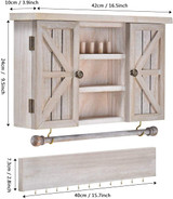 Rustic Hanging Jewelry Organizer