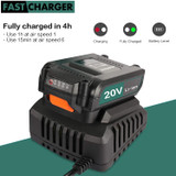 Cordless Leaf Blower, Adjustable Grip for Blowing Leaves, Clearing Dust.