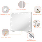 USB C Outlet with Phone Holder,24x20 Inch,Touch Control,Sturdy Metal Frame Design