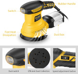 Orbit Sander, Ginour 6 Variable Speeds for Sanding, Finishing, Polishing Wood.